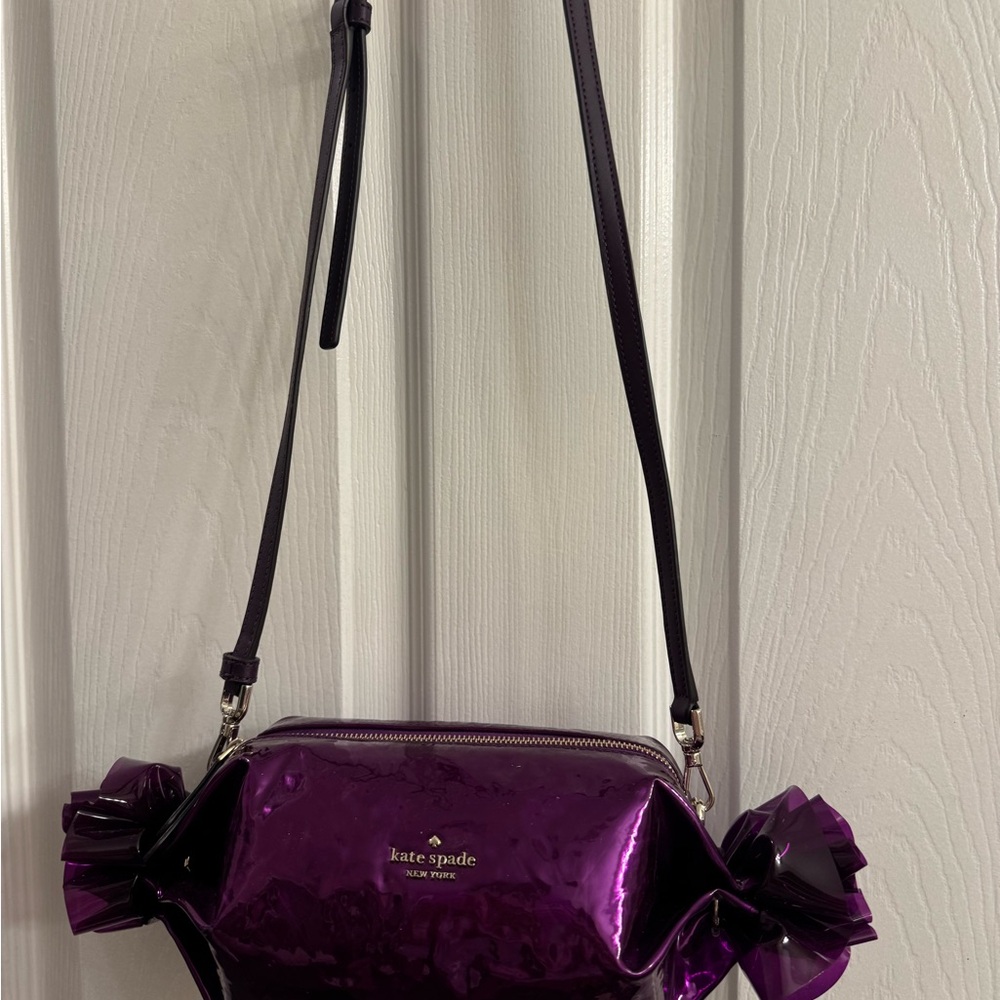kate spade Shiny Purple Patent Candy-Style Crossbody